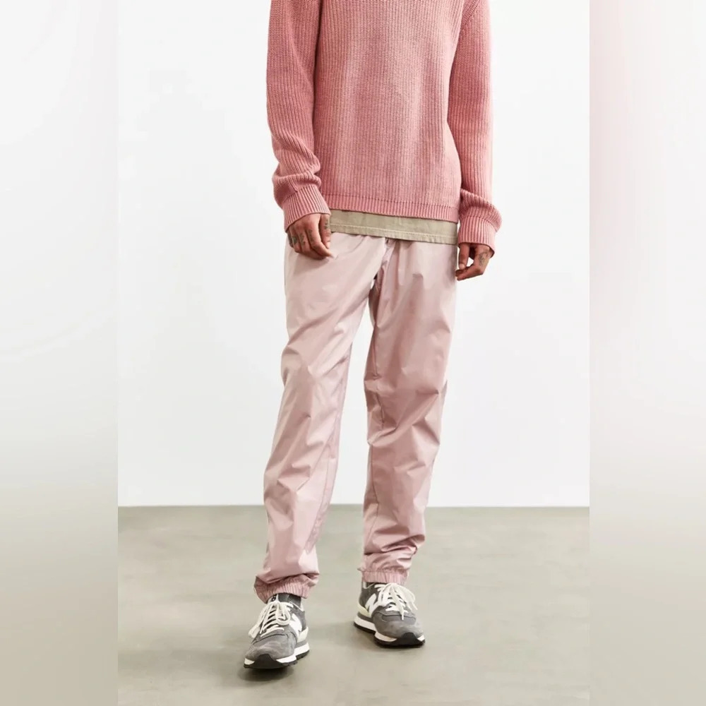 Men's Lightweight Pink Jogger Pants